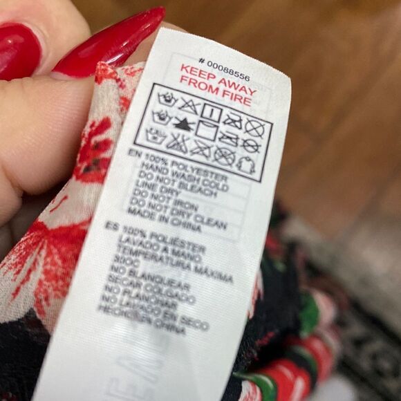 Forever 21 Sheer Rose Robe Kimono Belted Swim Cover Up - Picture 10 of 10